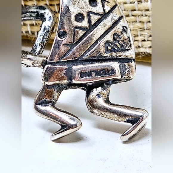 Kokopeli Sterling Pendant - Picture 4 of 7